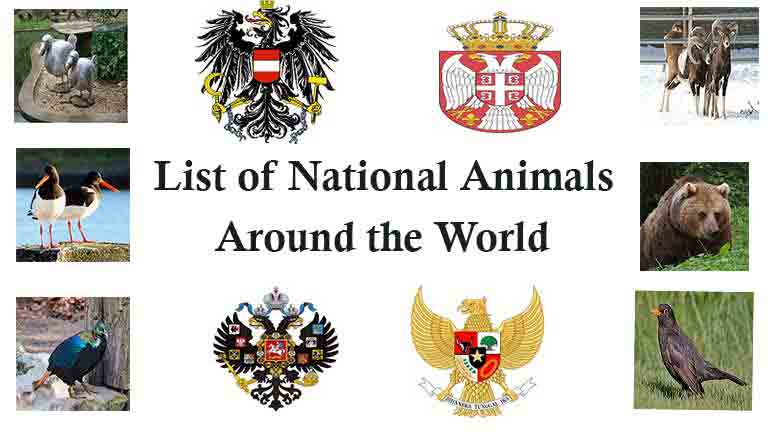 List of Countries and Their National Animals- TheTrueIndians